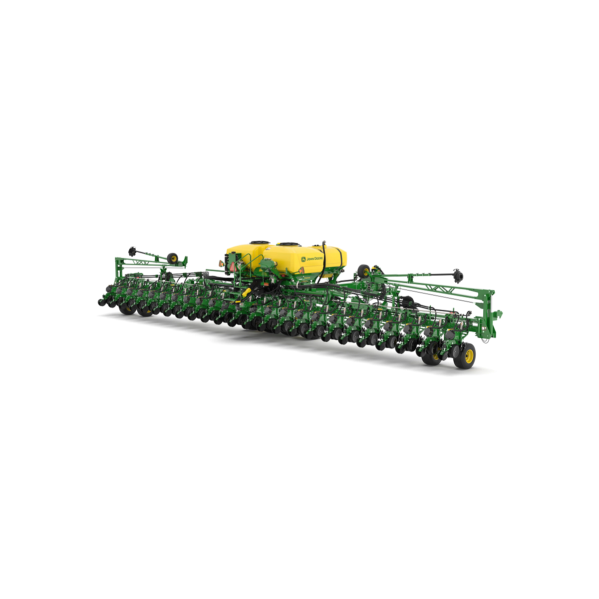Studio rendering with right rear view of DB60 24R planter.