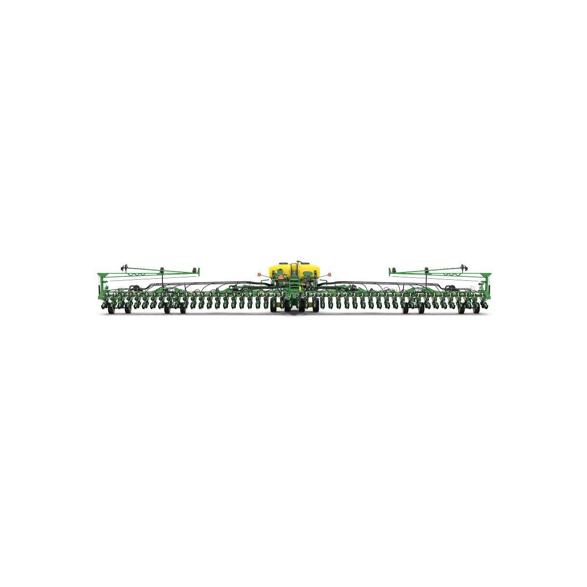 Studio rendering with rear view of DB88 48R planter.