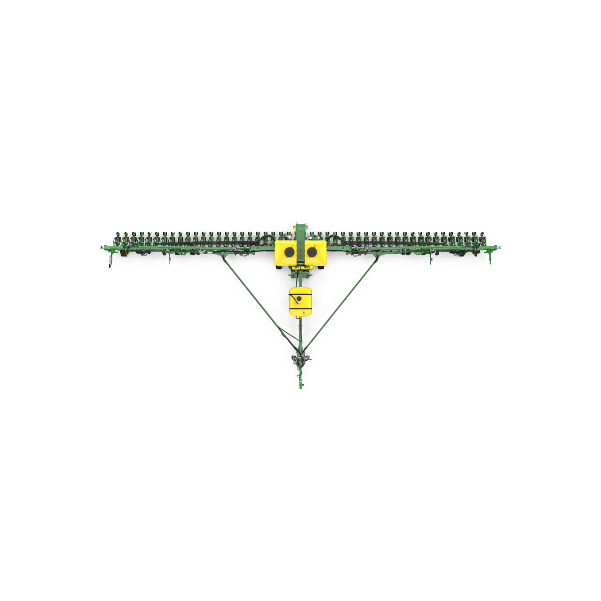 Studio rendering with overhead view of DB88 48R planter.
