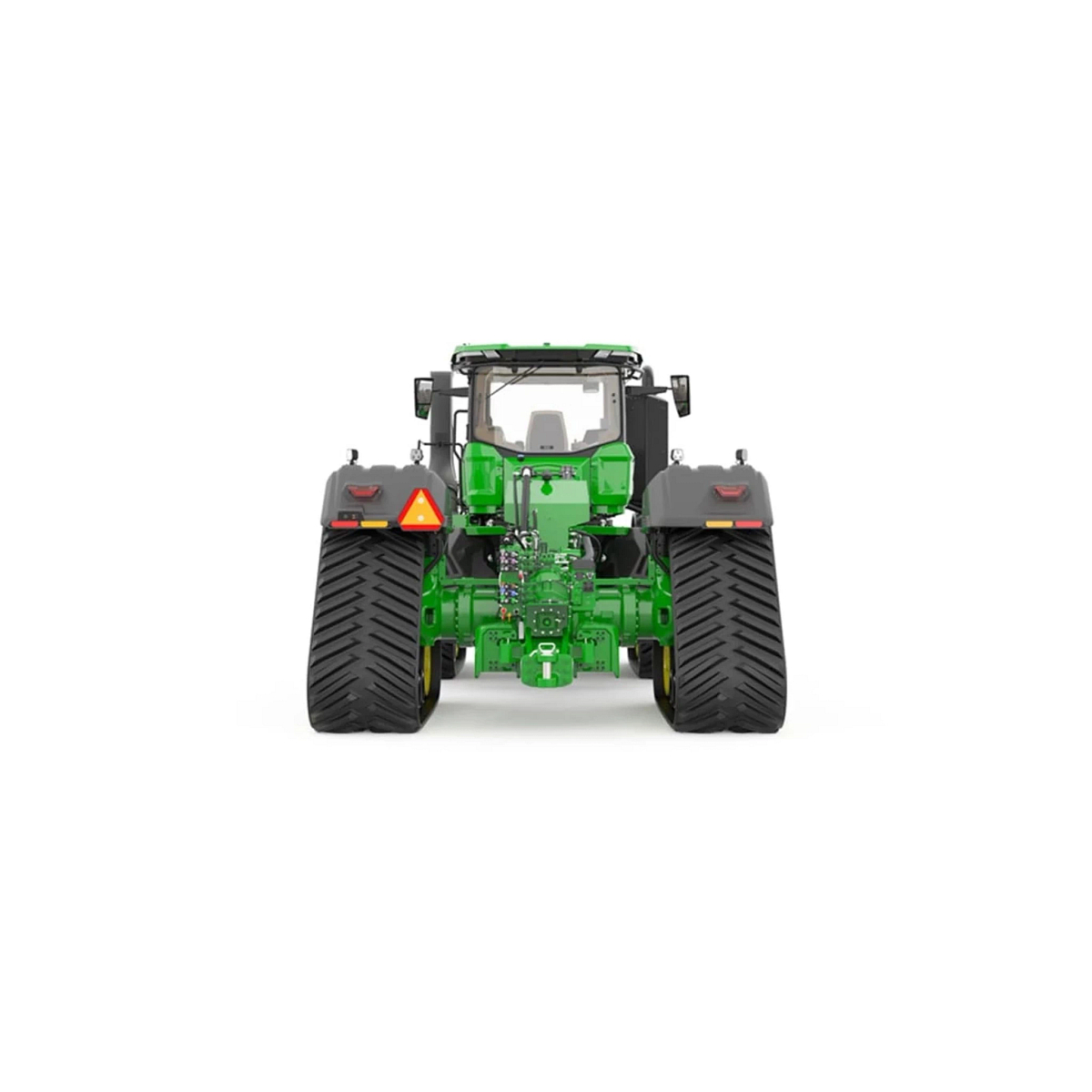 Studio image with a rear view of a 9RX 770 Tractor