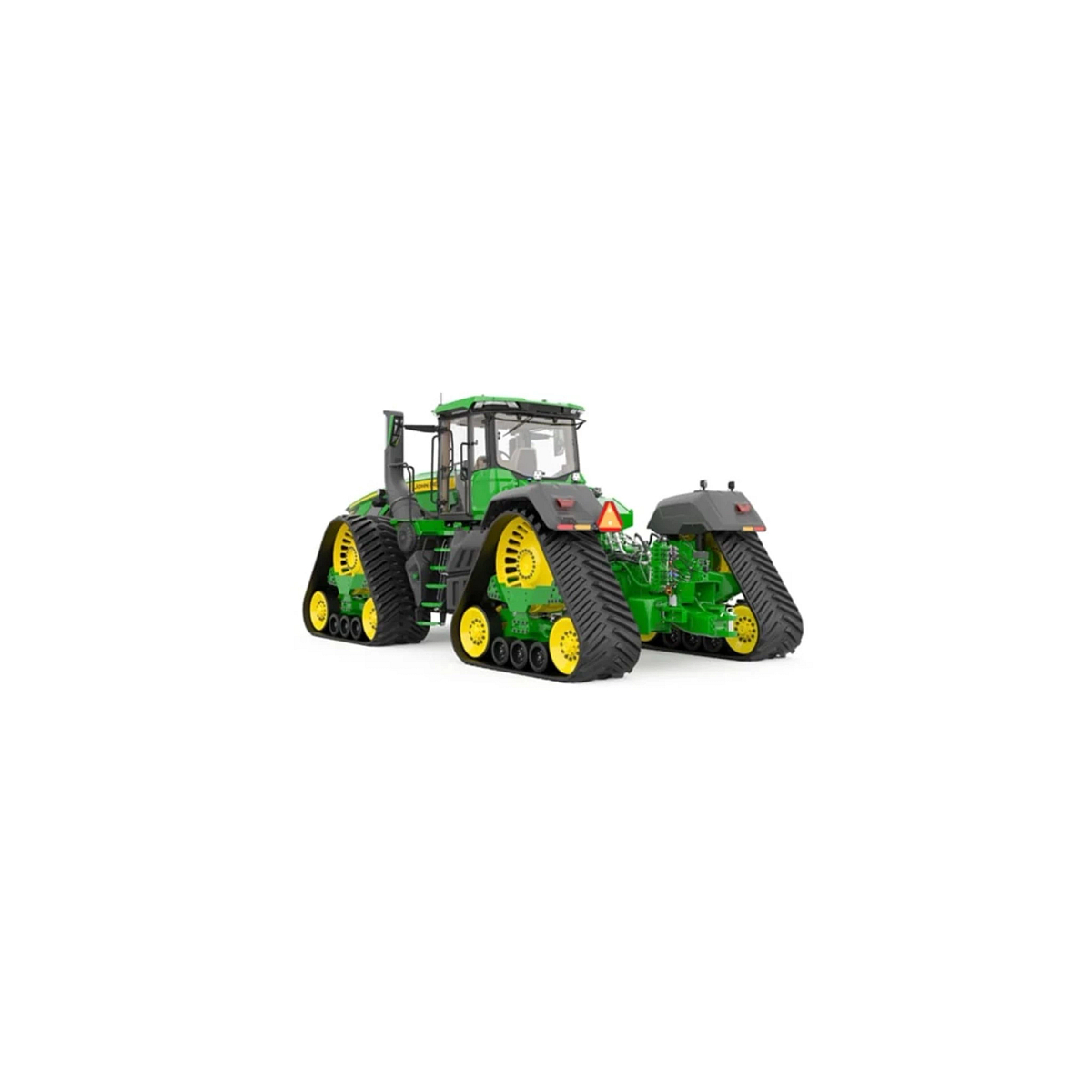 Studio image with a left rear view of a 9RX 770 Tractor