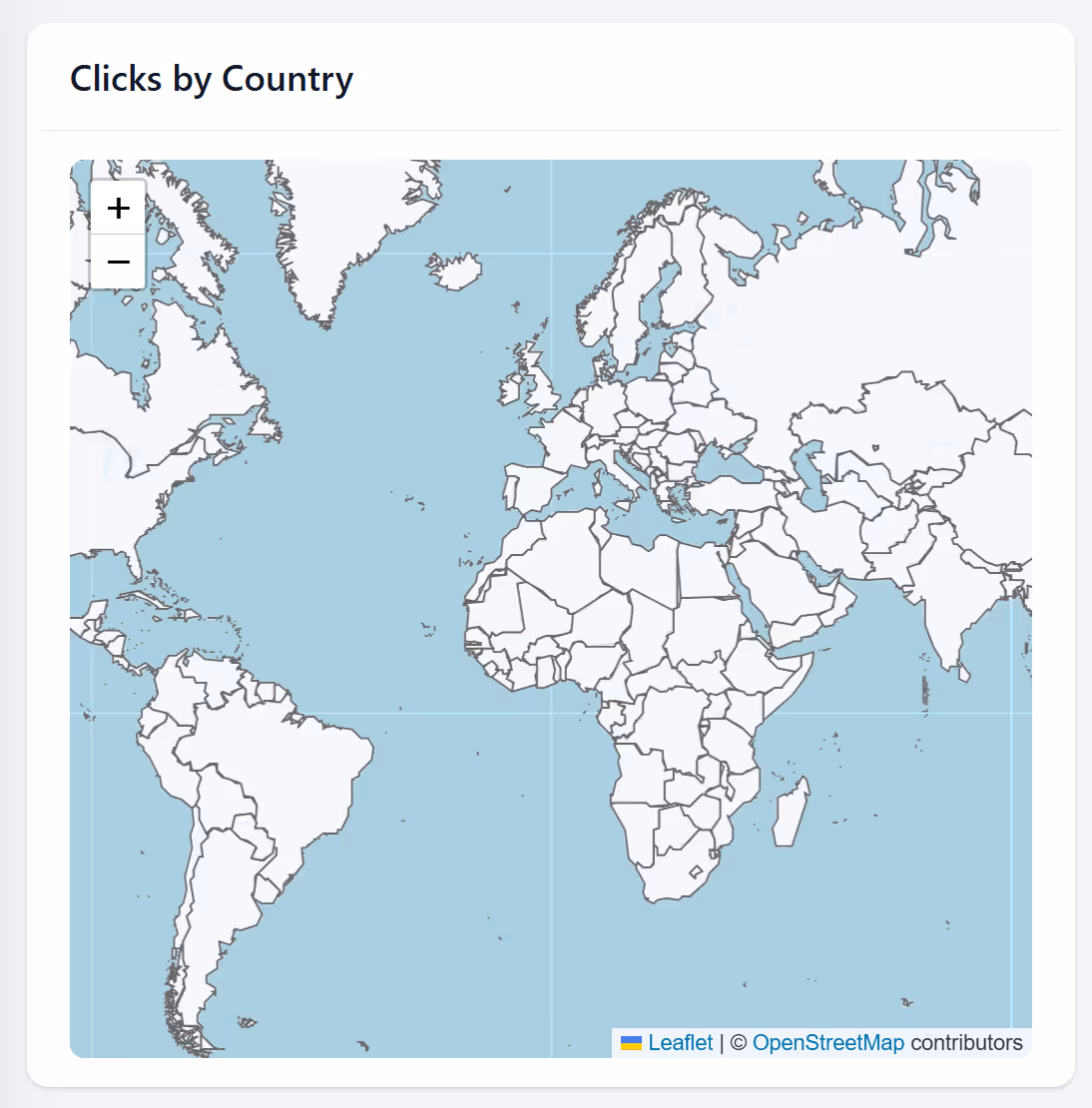 See your audience on a map! Our country map by clicks shows exactly where your short link traffic is coming from to inform your global marketing strategy.