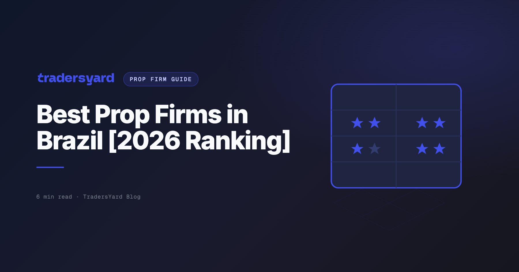 Best Prop Firms in Brazil [2026 Ranking]
