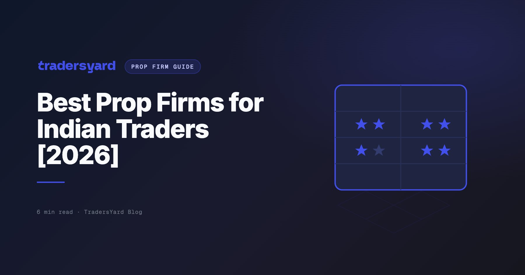 Best Prop Firms for Indian Traders [2026]