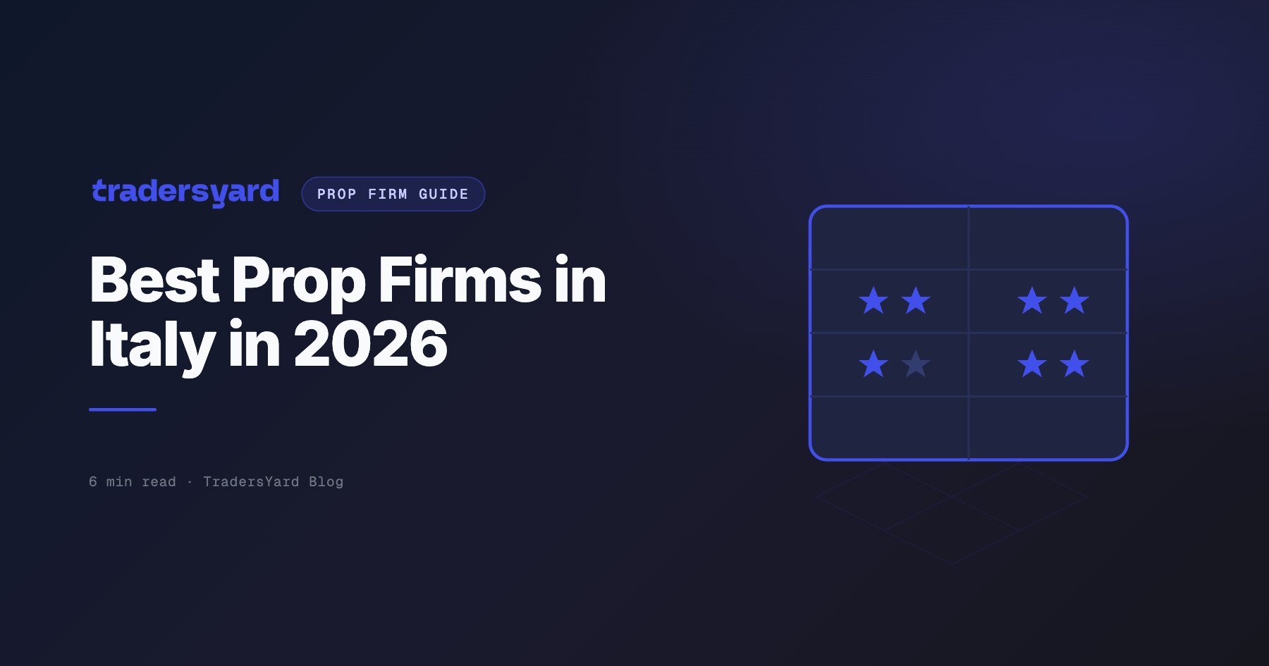 Best Prop Firms in Italy in 2026