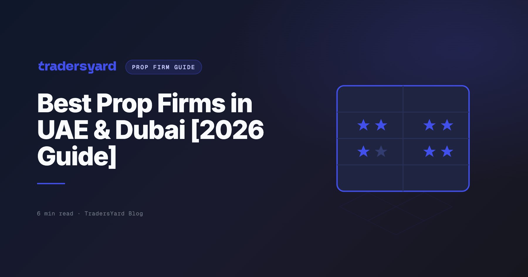 Best Prop Firms in UAE & Dubai [2026 Guide]