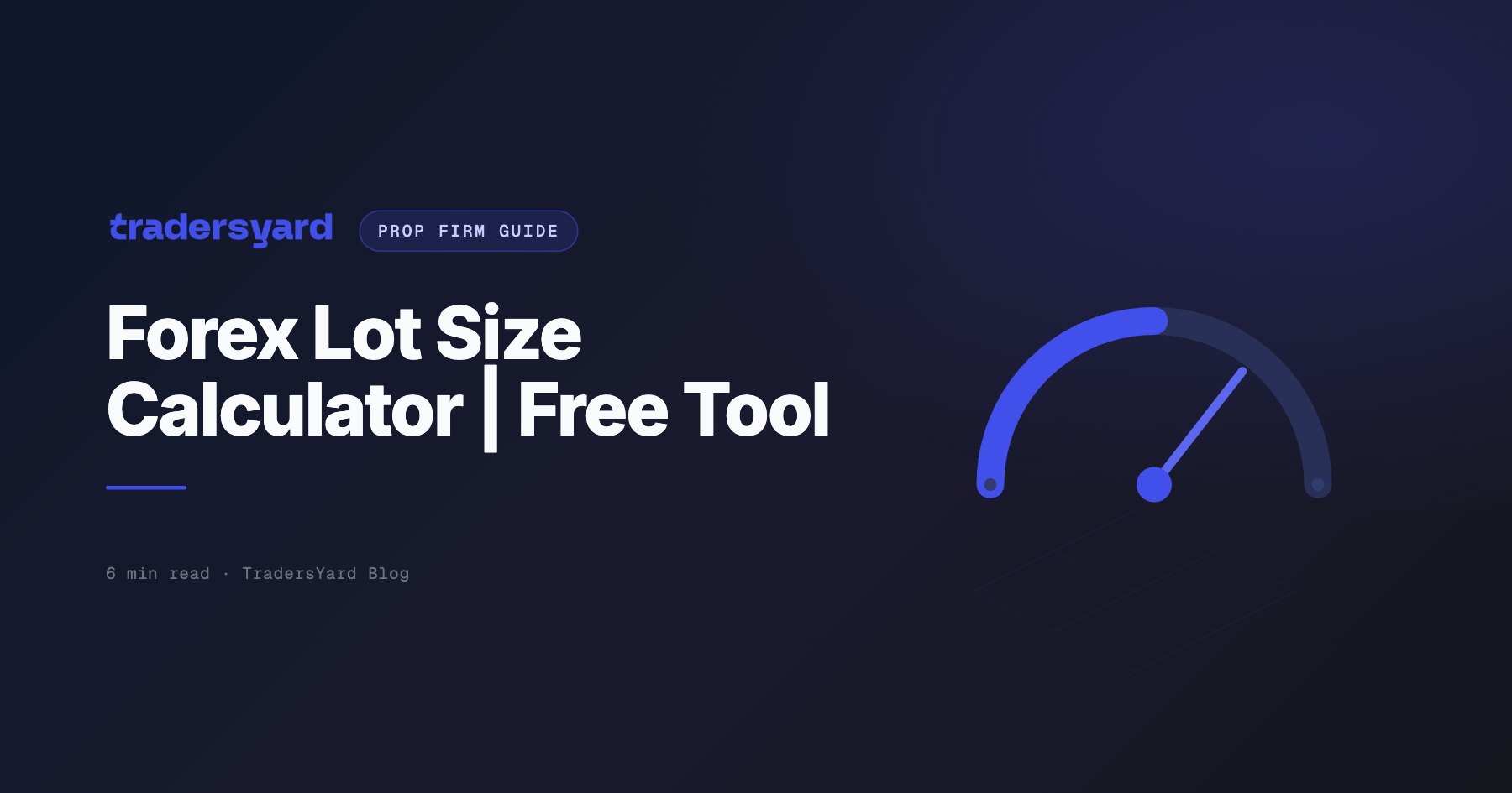 Forex Lot Size Calculator | Free Tool