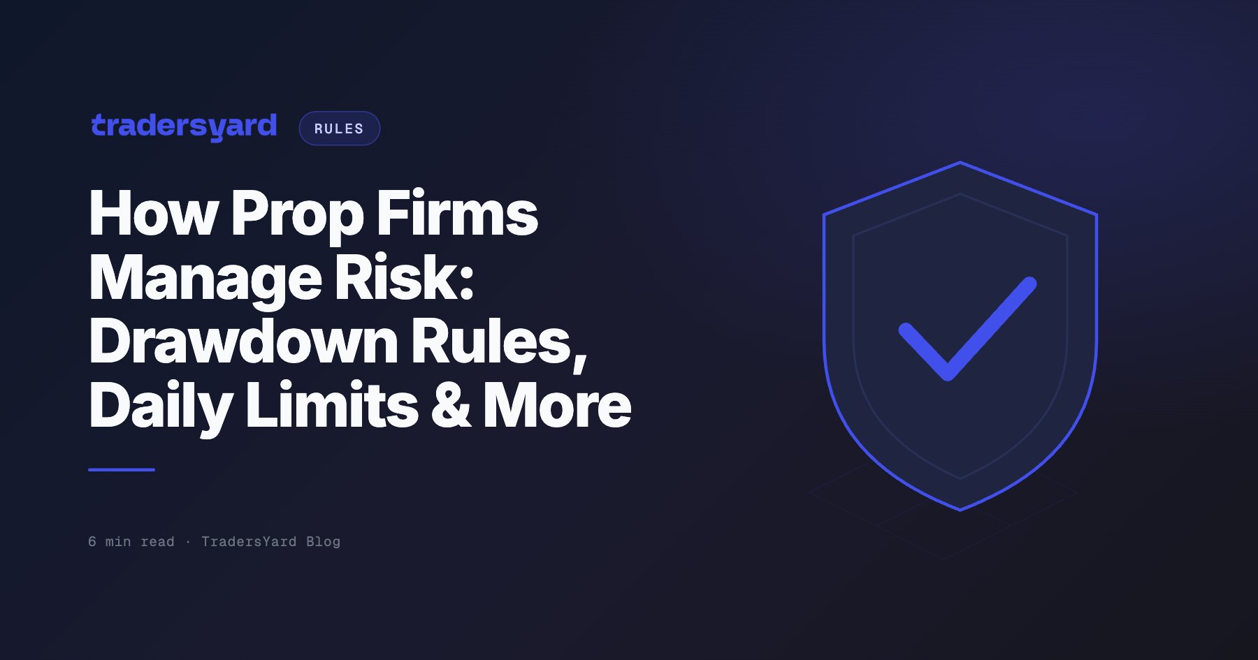 How Do Prop Firms Manage Risk? Drawdown Rules Explained