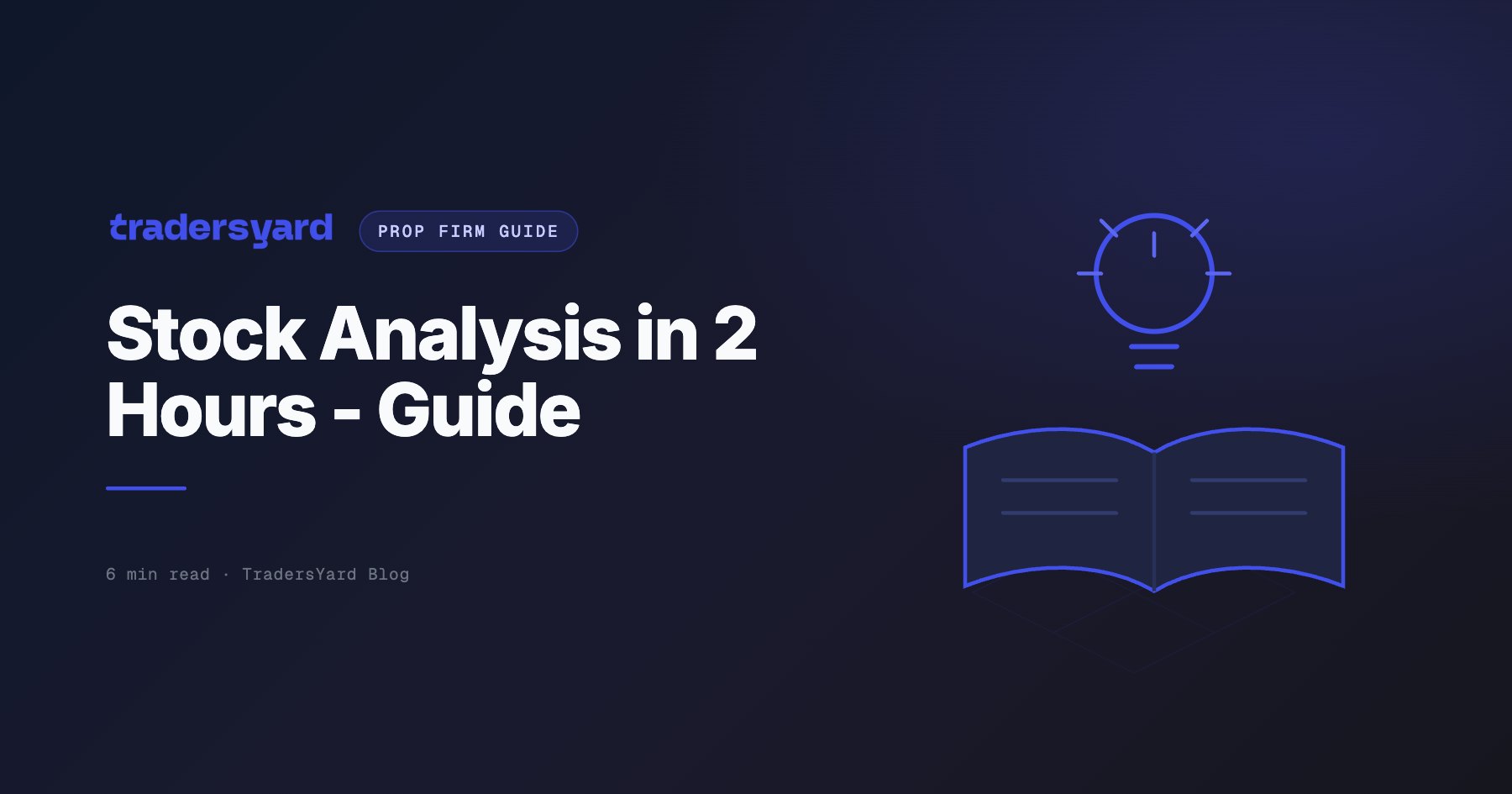 Stock Analysis in 2 Hours - Guide
