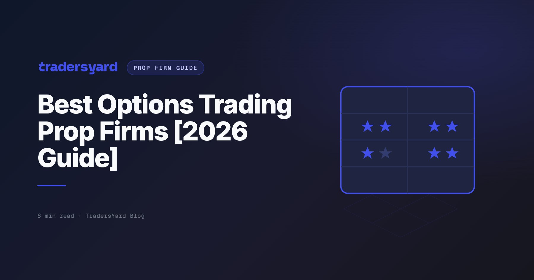 Best Options Trading Prop Firms [2026 Guide]