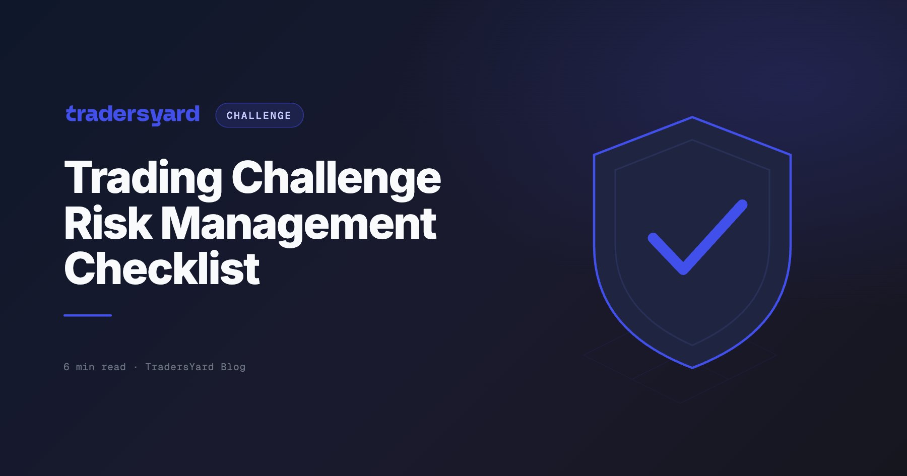 Trading Challenge Risk Management Checklist (PDF)