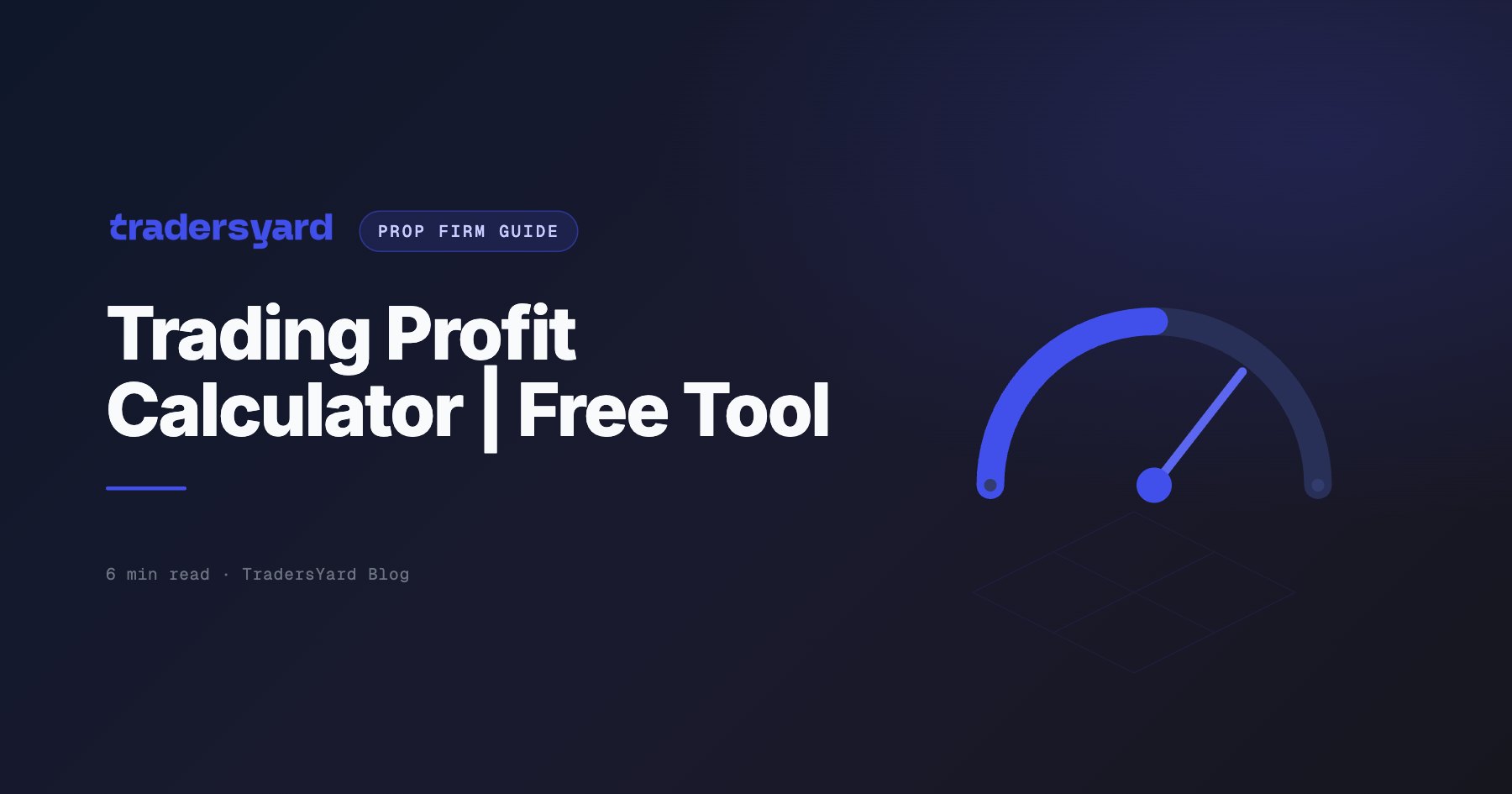 Trading Profit Calculator | Free Tool
