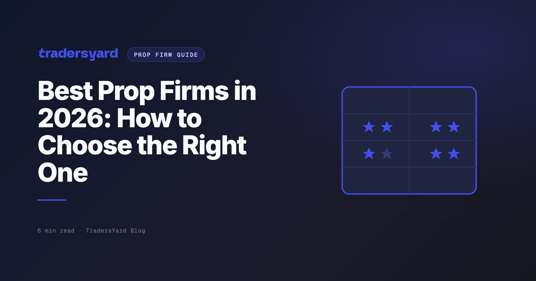 Best Prop Firms in 2026: How to Choose the Right One