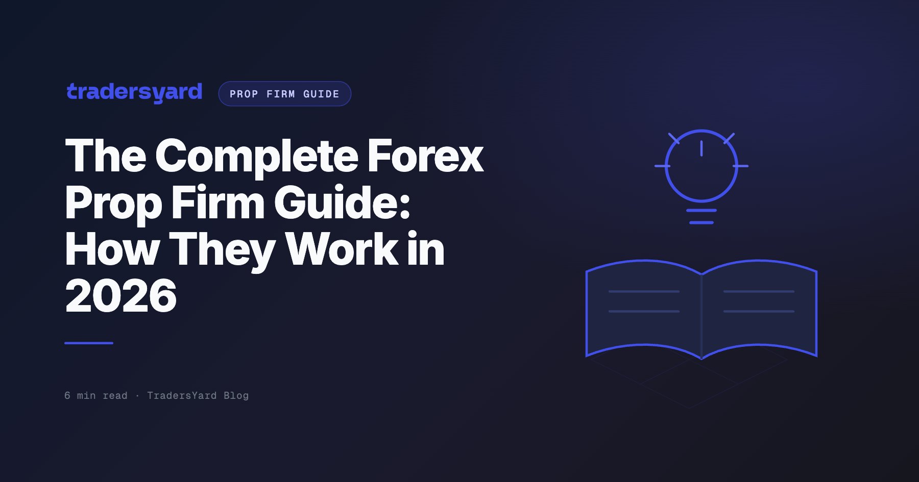The Complete Forex Prop Firm Guide: How They Work in 2026