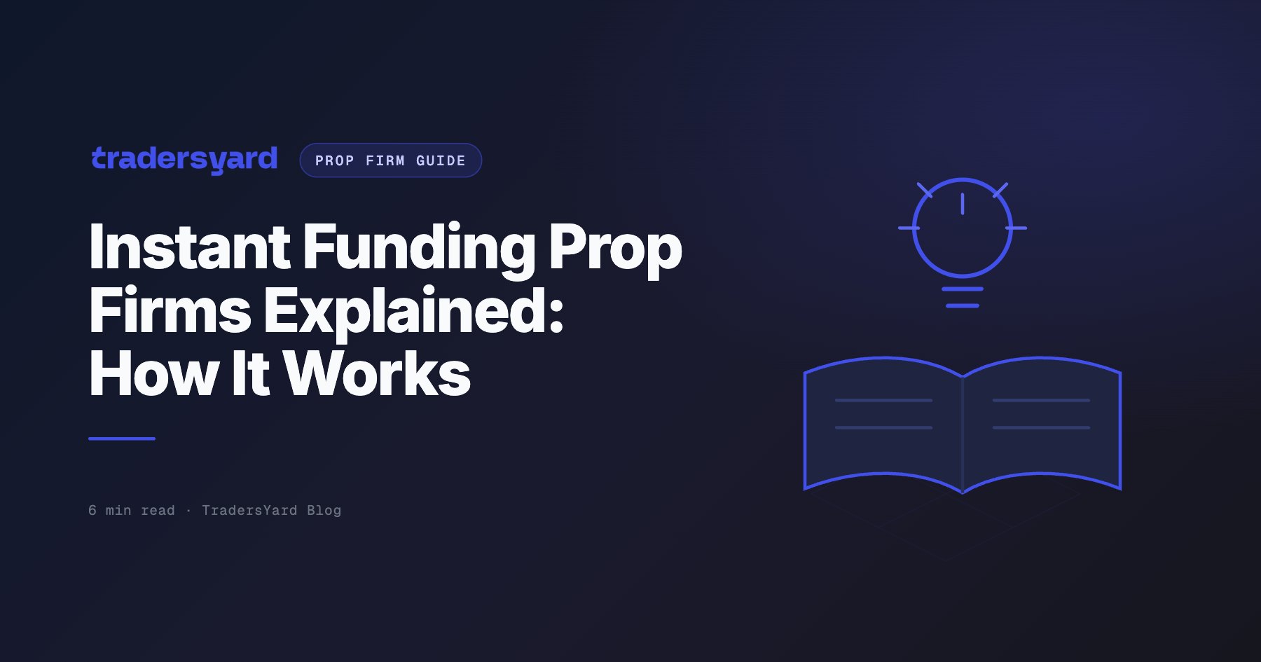 Instant Funding Prop Firms Explained: How It Works (2026)