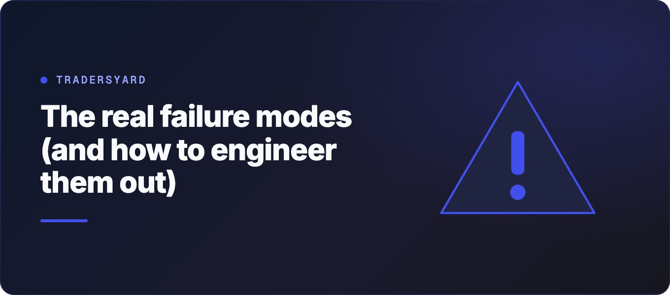 The real failure modes (and how to engineer them out)