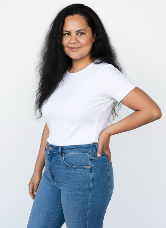 Lorraine Standing Smiling