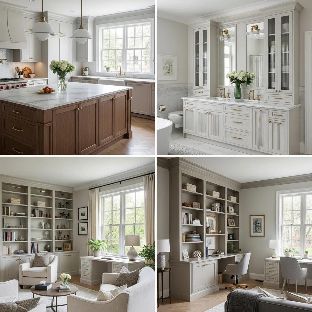 Custom cabinets bringing function and style to every room