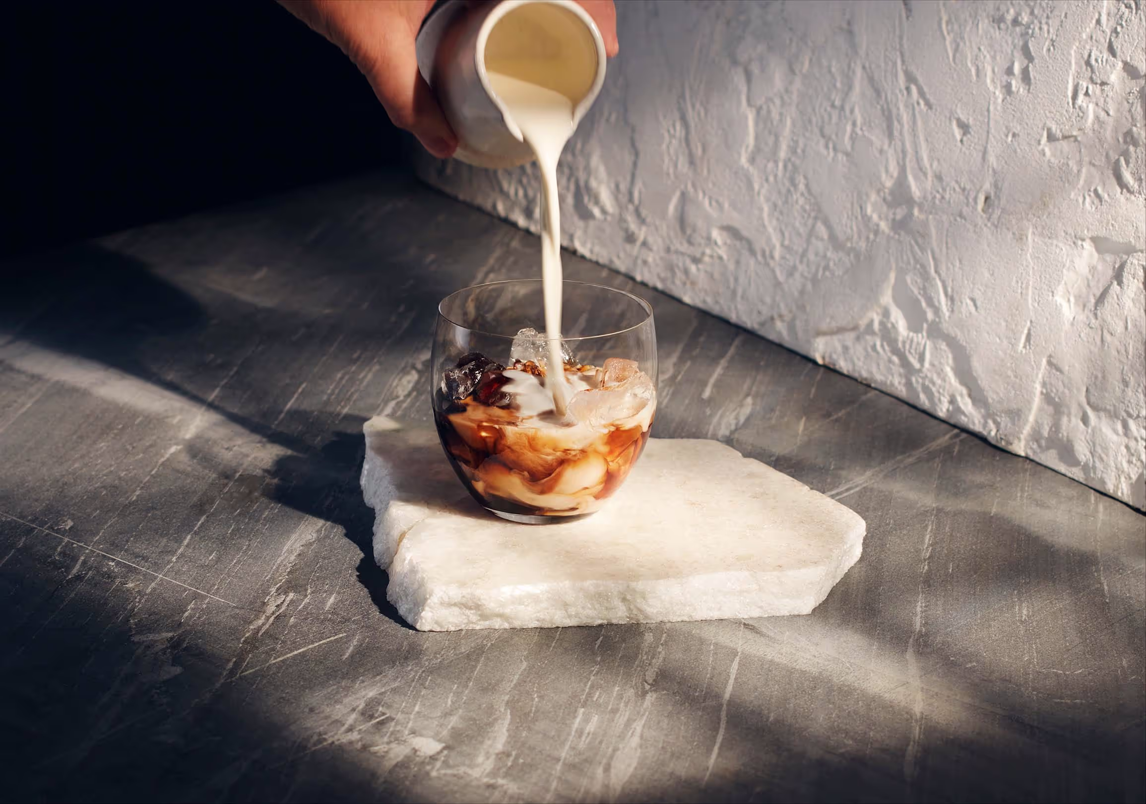 Crisp and visually striking drink photography by a Toronto-based photographer, focusing on textures, lighting, and composition to create captivating imagery for commercial use