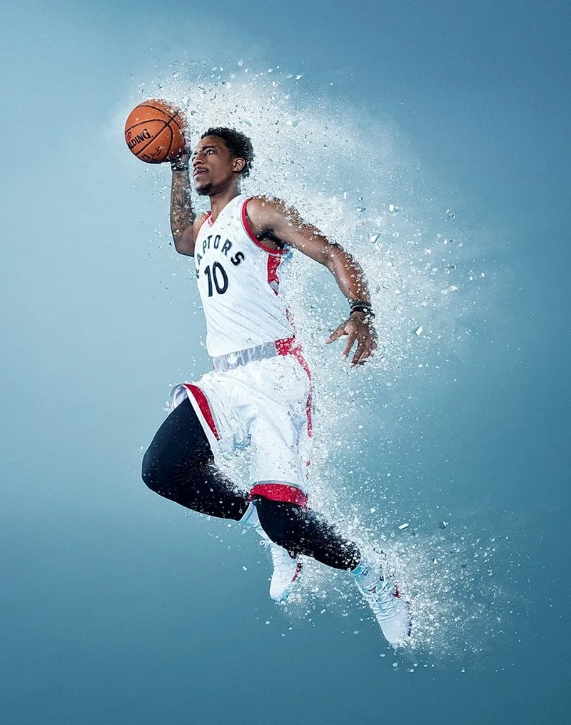 Dynamic CGI art capturing athletes in action, expertly shot to highlight strength, power, and emotion for impactful advertising campaigns