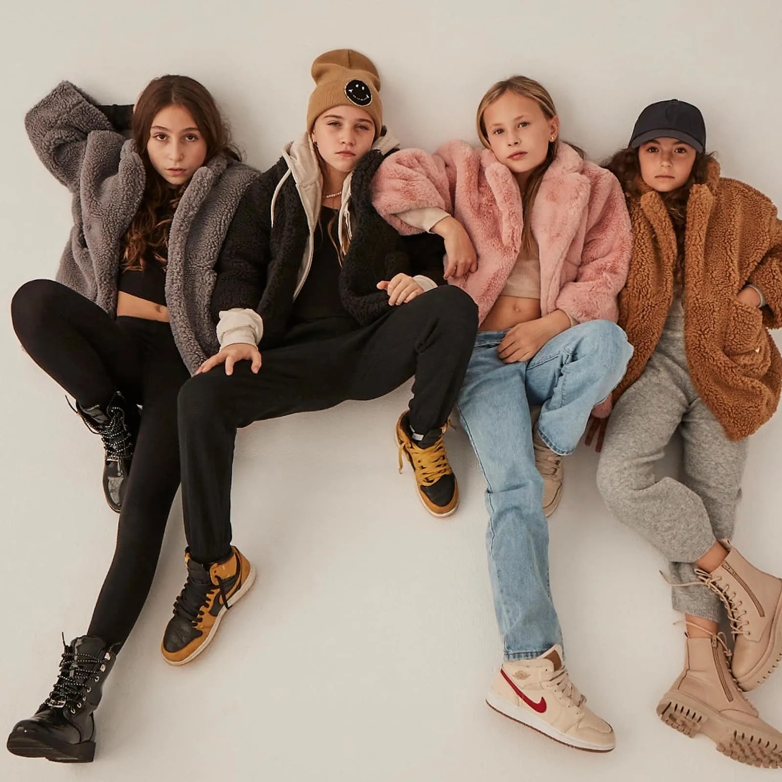 This captivating kids' photography, shot for commercial advertising, blends natural, candid moments with professional styling to create vibrant and engaging images