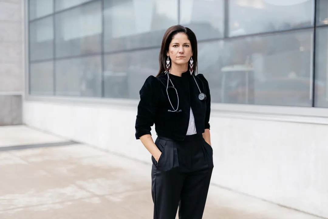 This striking portrait photograph showcases the subject in a natural, yet artistic light, emphasizing their features and creating a connection with the viewer.