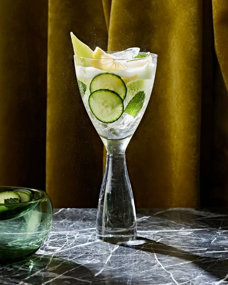 Polished drink photography by a Toronto photographer, capturing every droplet and bubble with meticulous detail, creating high-quality images for commercial and branding purposes.