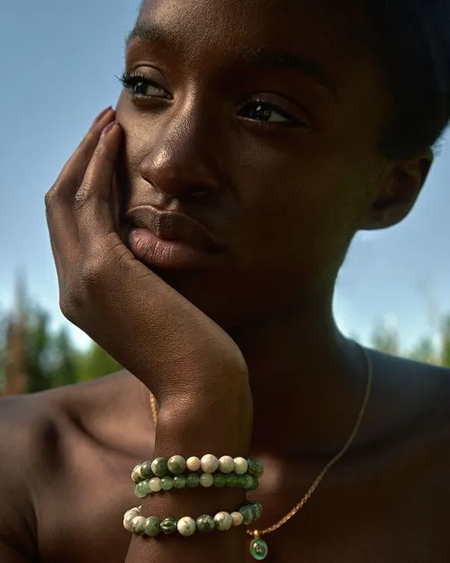 Beautiful jewellry portraiture photographed by fashion photographer