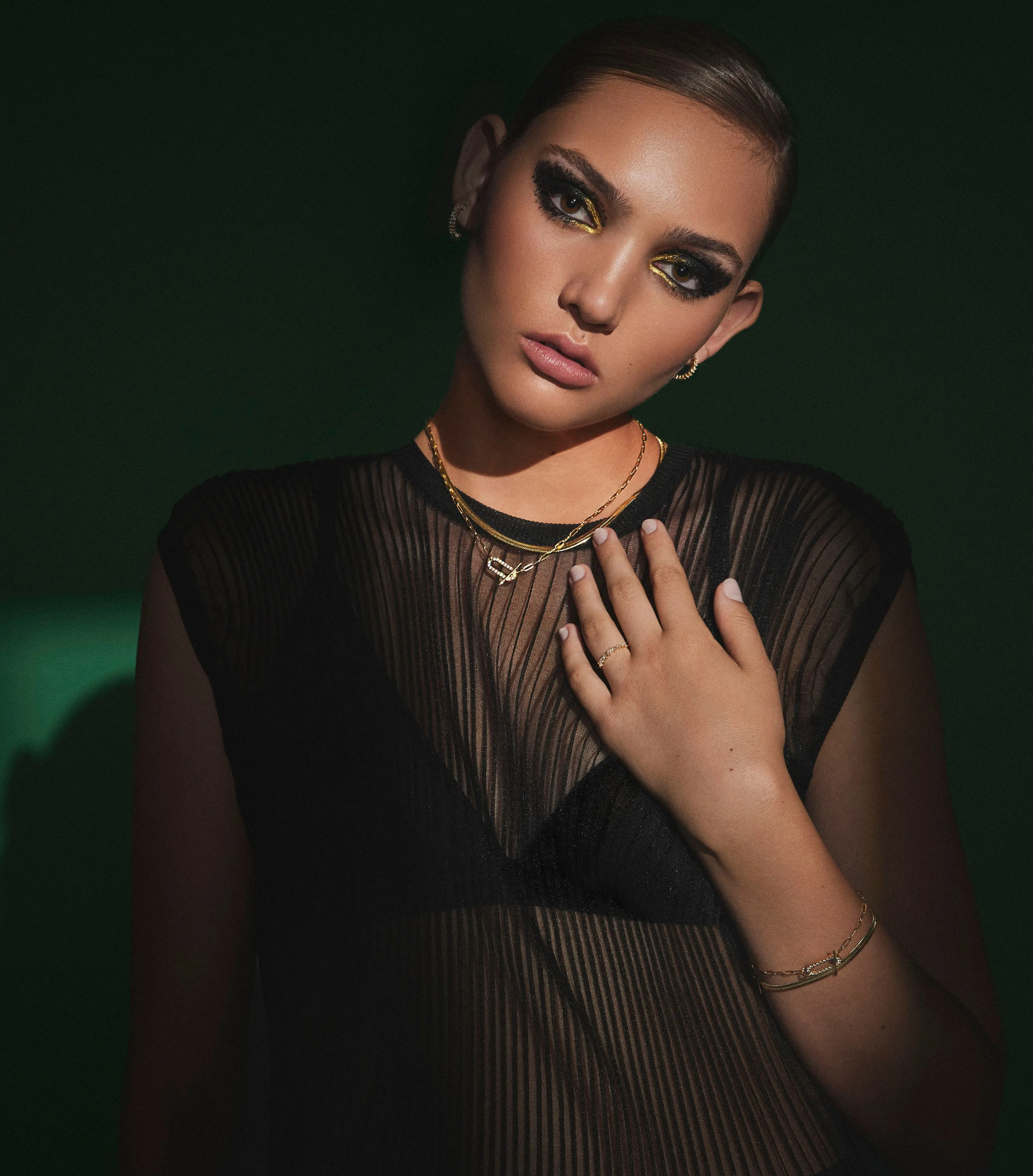 Exquisite beauty photography, shot by a Montreal-based photographer, designed to showcase the elegance and artistry of cosmetics and skincare, tailored for commercial use