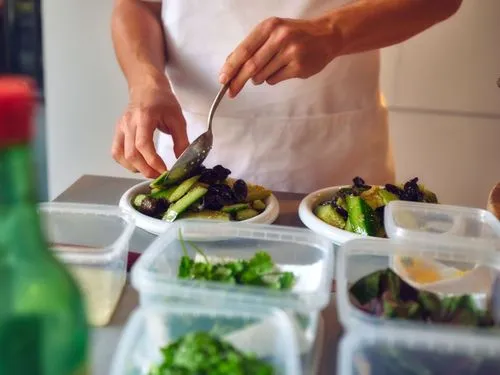 Chef prepping food lifestyle photography