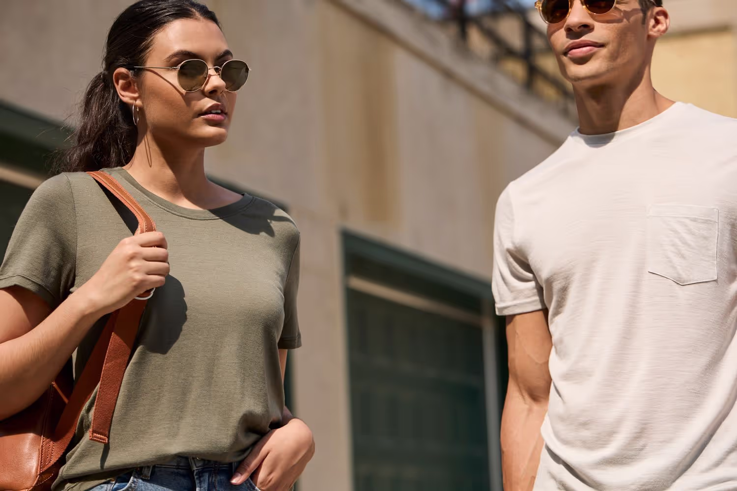 male and female model shot by fashion photographer