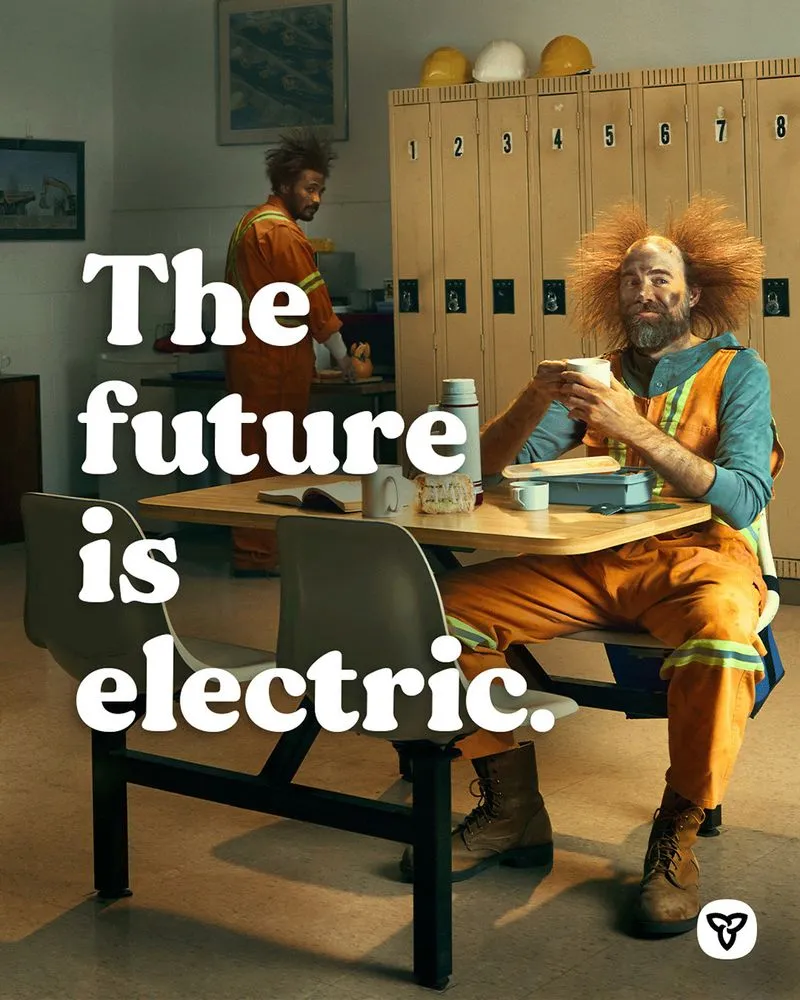 electricity advertising campaign shot by editorial photographer for governement of ontario
