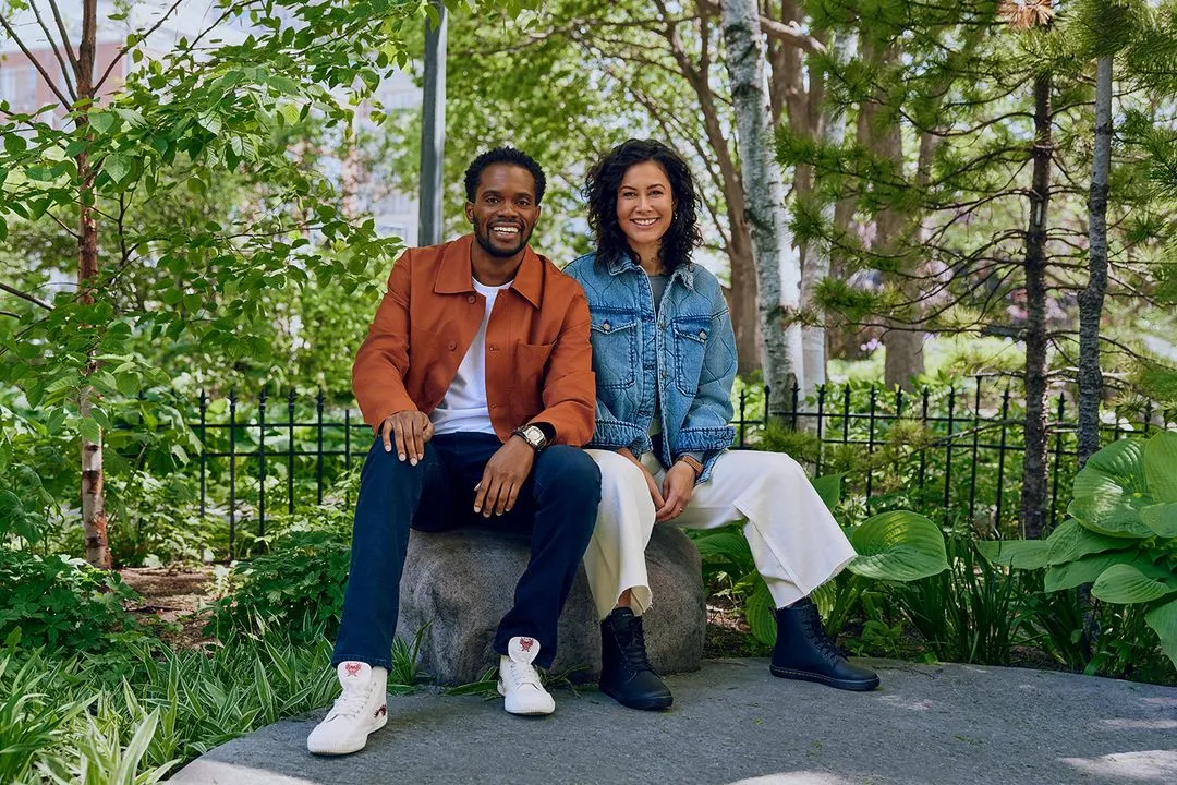 Lifestyle commercial photography of a diverse group enjoying a wellness product in natural lighting, created for an outdoor advertising campaign