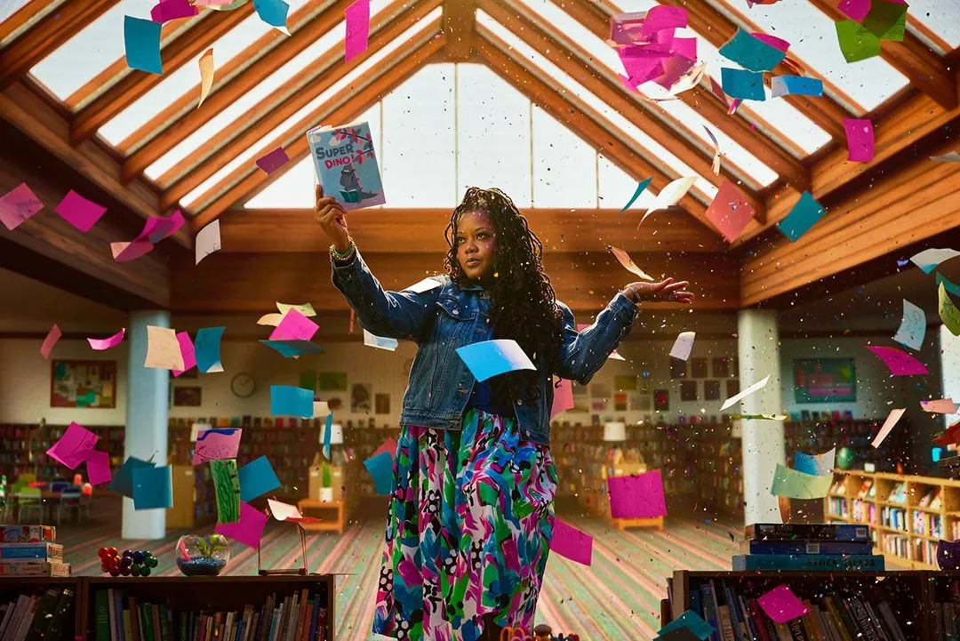 WeGovy advertisement of teacher in library photographed by top advertising photographer