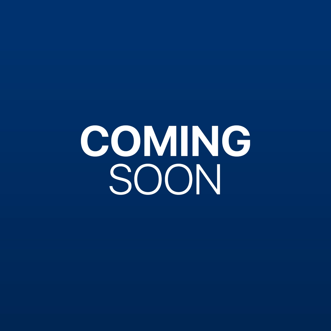 White text saying 'COMING SOON' on a dark blue gradient background.