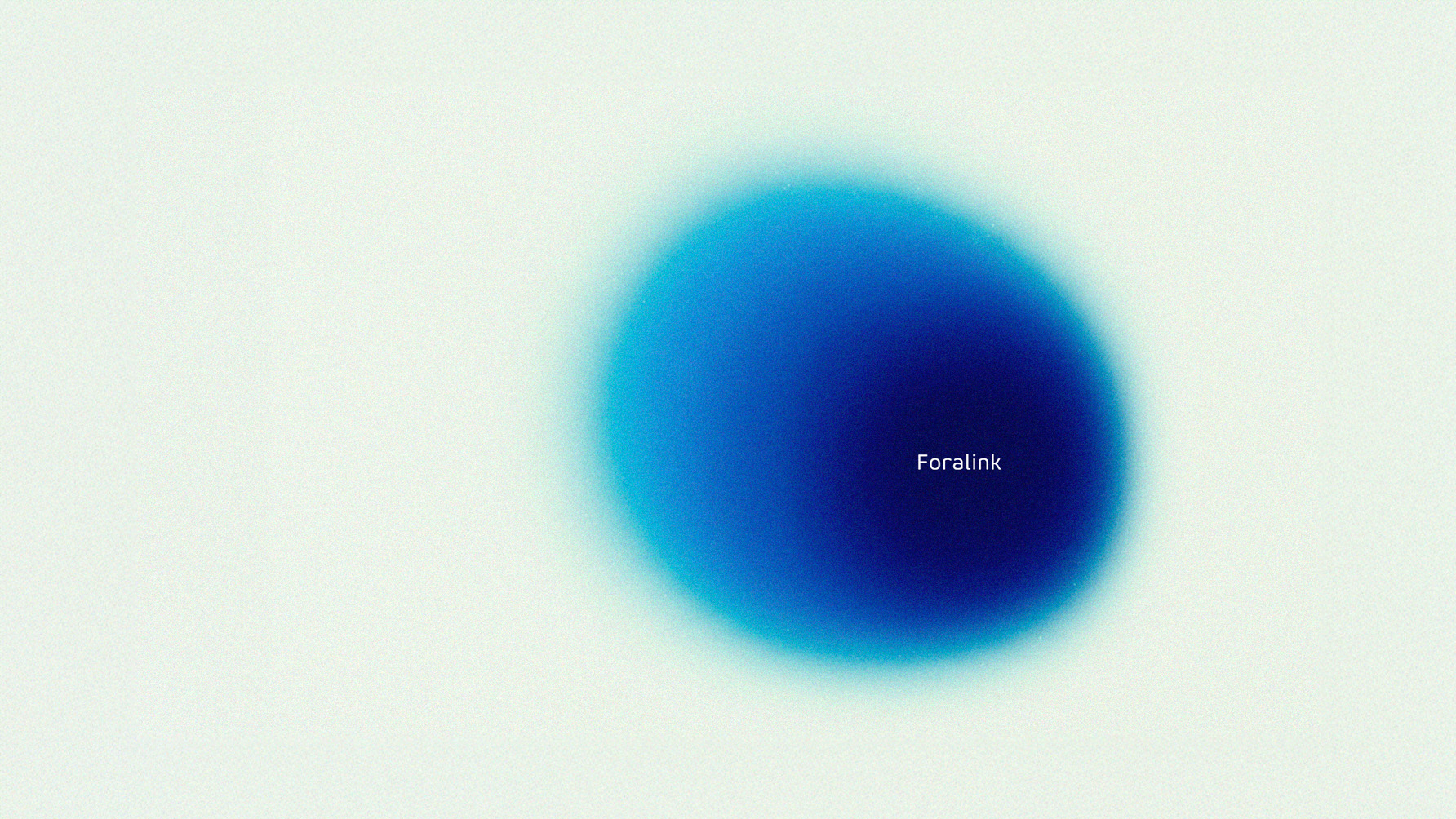 White and blue gradiant with Foralink logo.