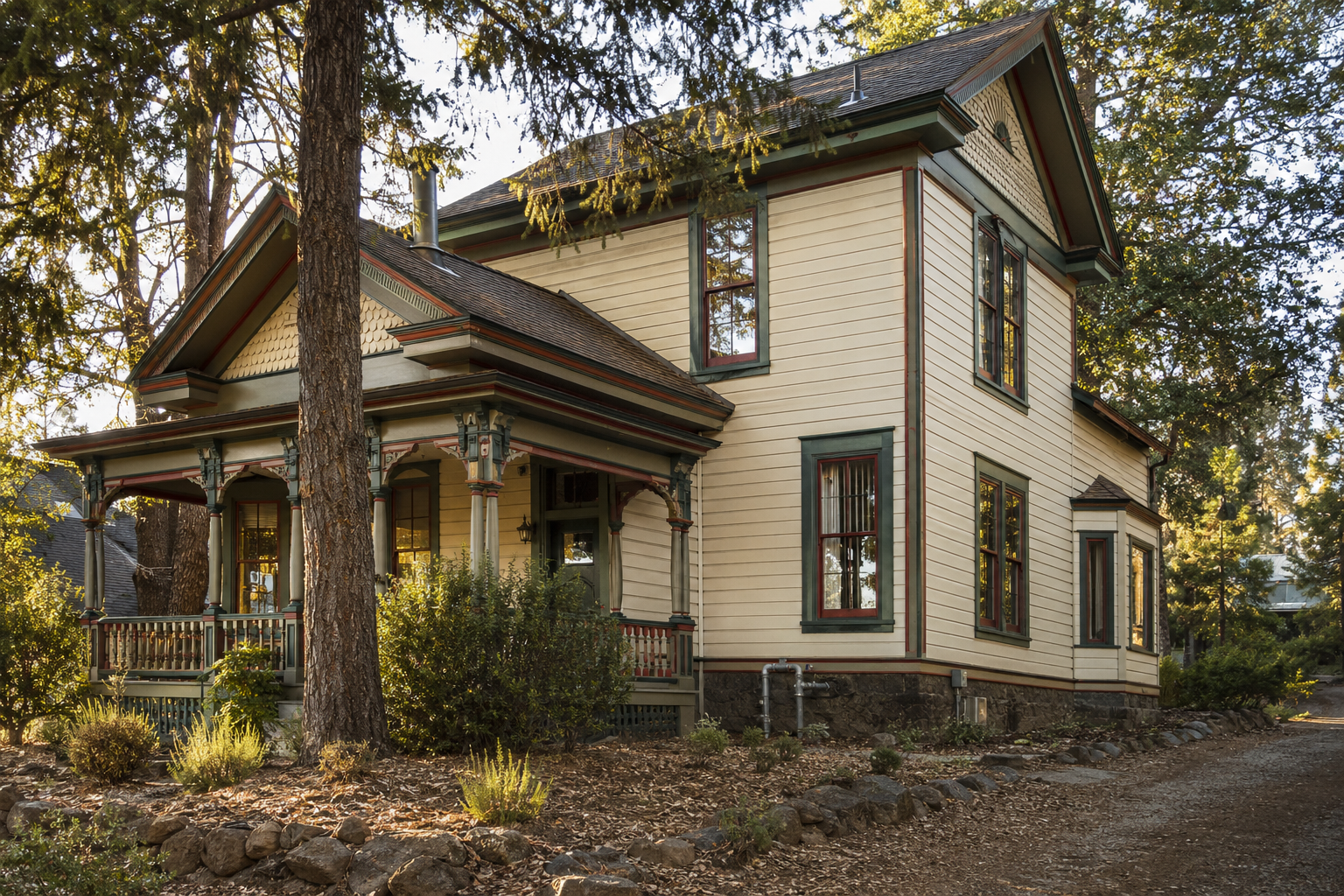 Historic home plumbing in Grass Valley, California