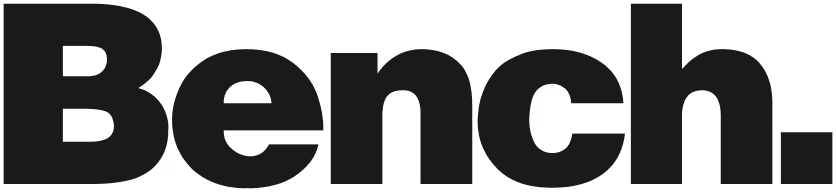 The word 'Bench.' written in bold black letters.