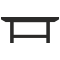 table icon in black colour