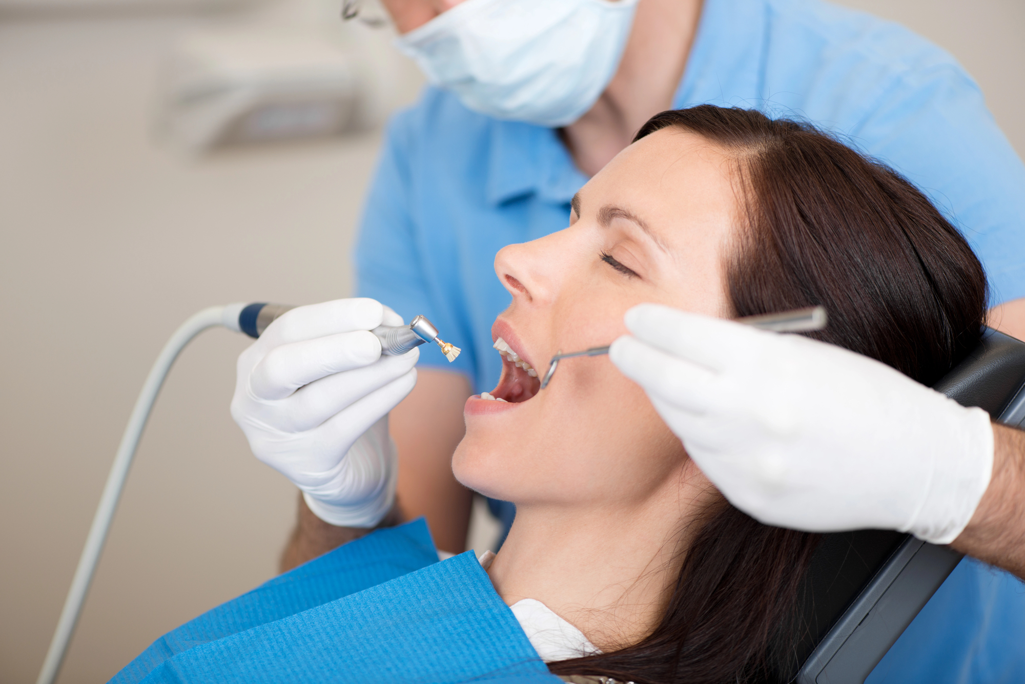 woman getting tooth fillings Lansdale