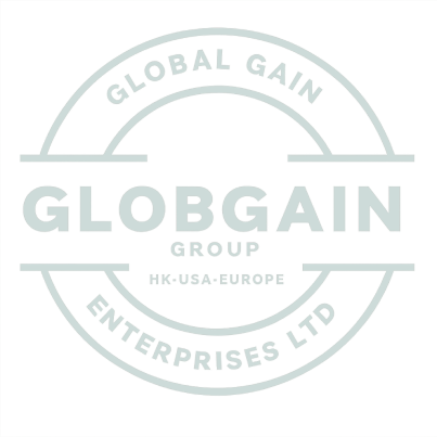 Logo of Globgain Group - working in Hong Kong, EU and USA.