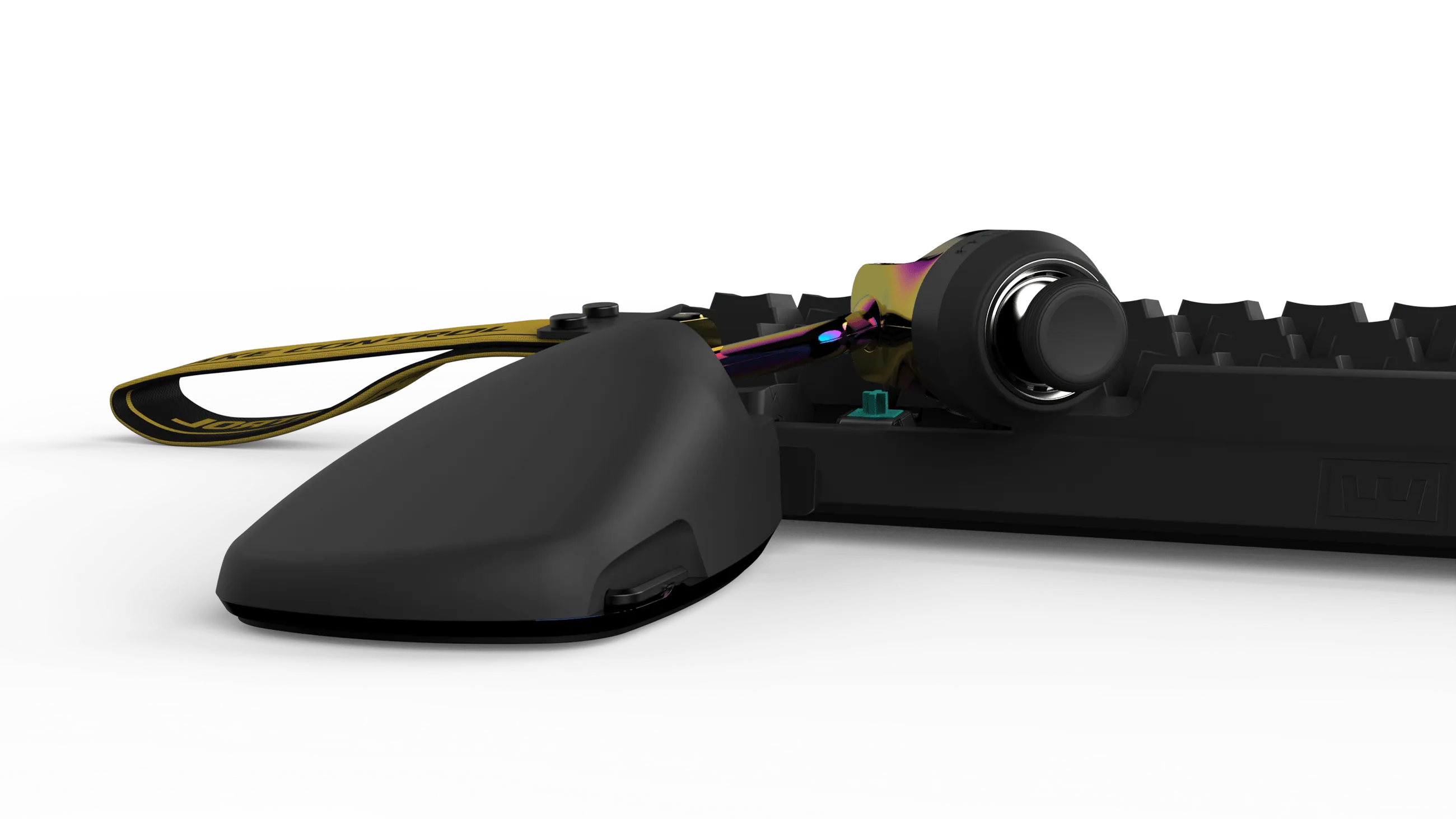 The Modke Mimic gaming device sitting on top of a table