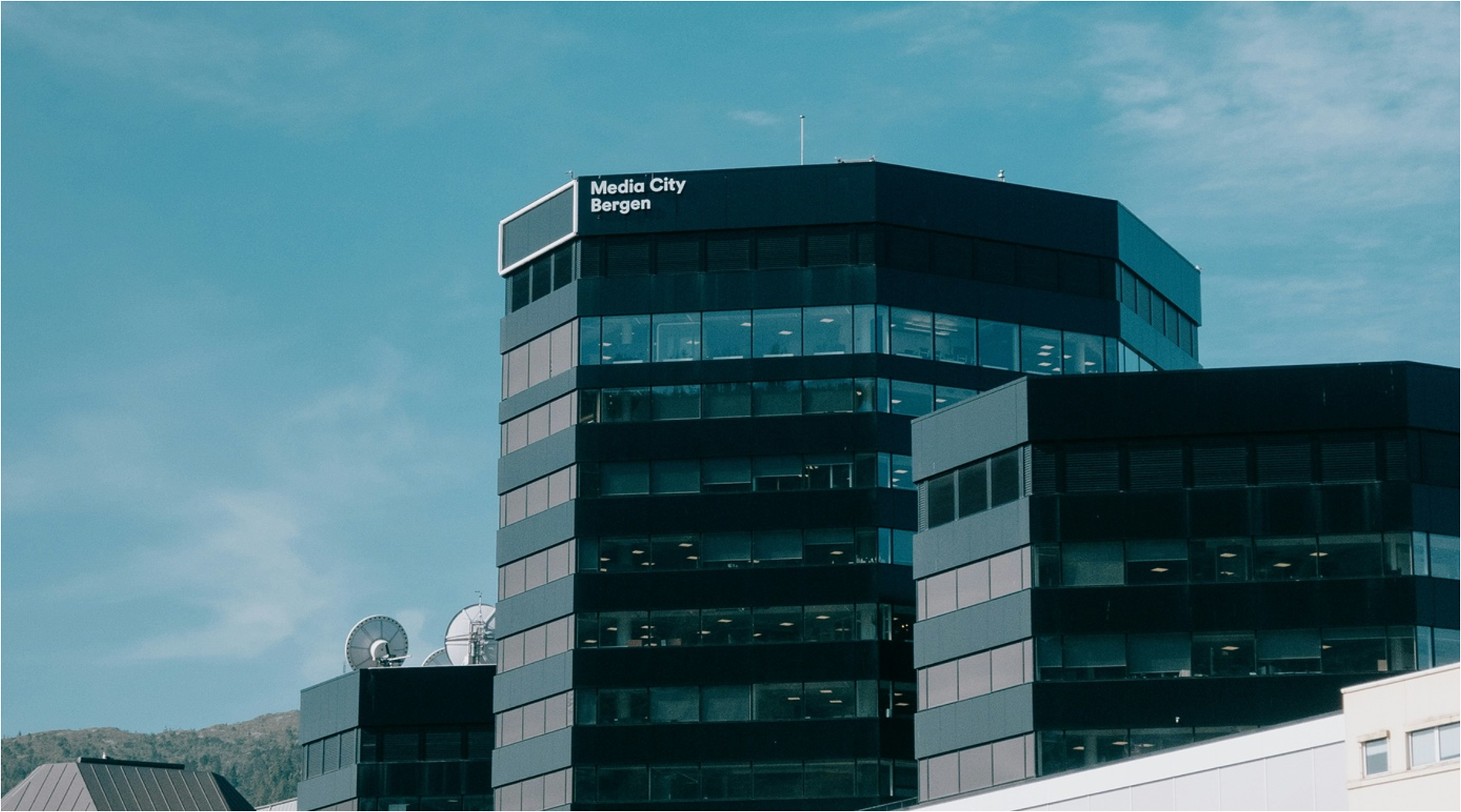 Media City Bergen, teknologi- og innovasjonshub i Bergen og hovedkontor for de Lange Executive Search.