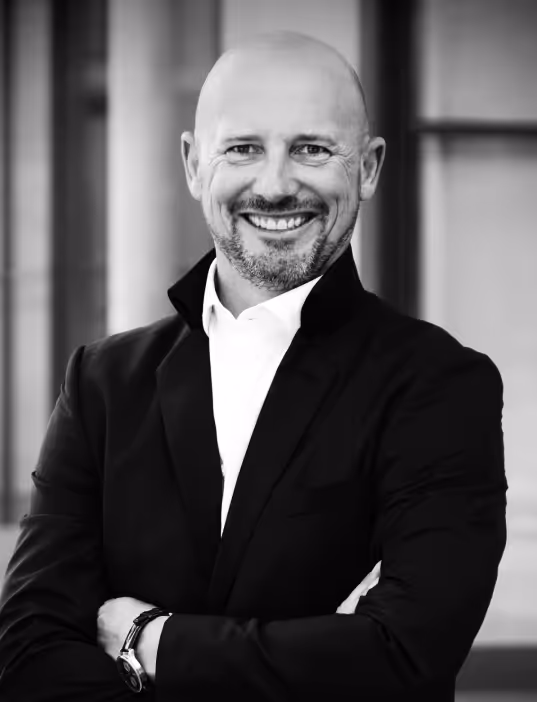 Rober Lohmiller with Croissants at a supermarket
