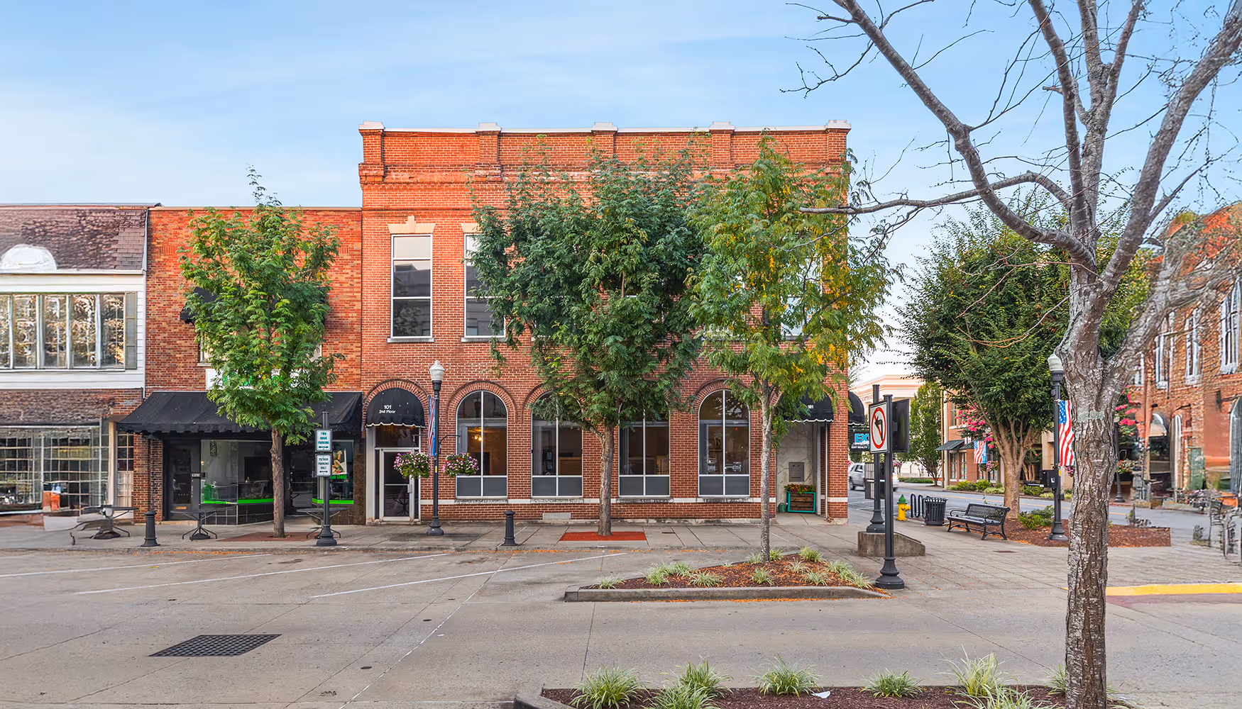 Street view of 101 Public Square during the daytime.