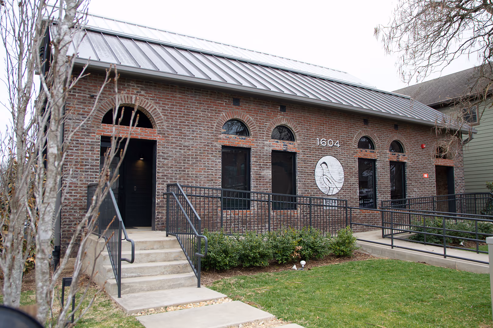 Sparrow Nashville building facade with signage, Salemtown