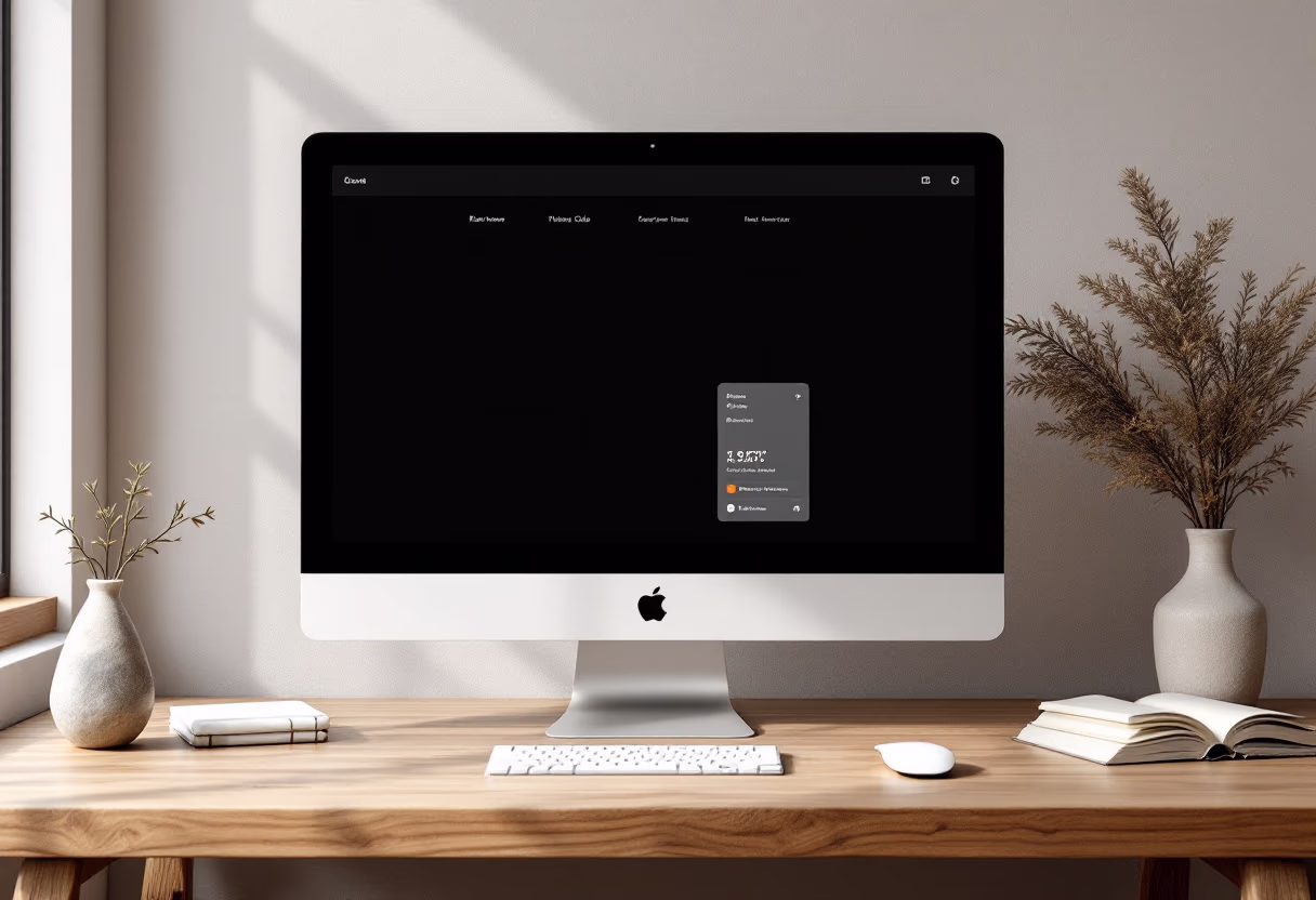 [interface] image of a computer showcasing educational software for edtech