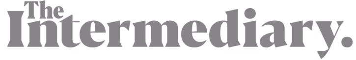Text logo reading 'The Intermediary.' in a serif font.