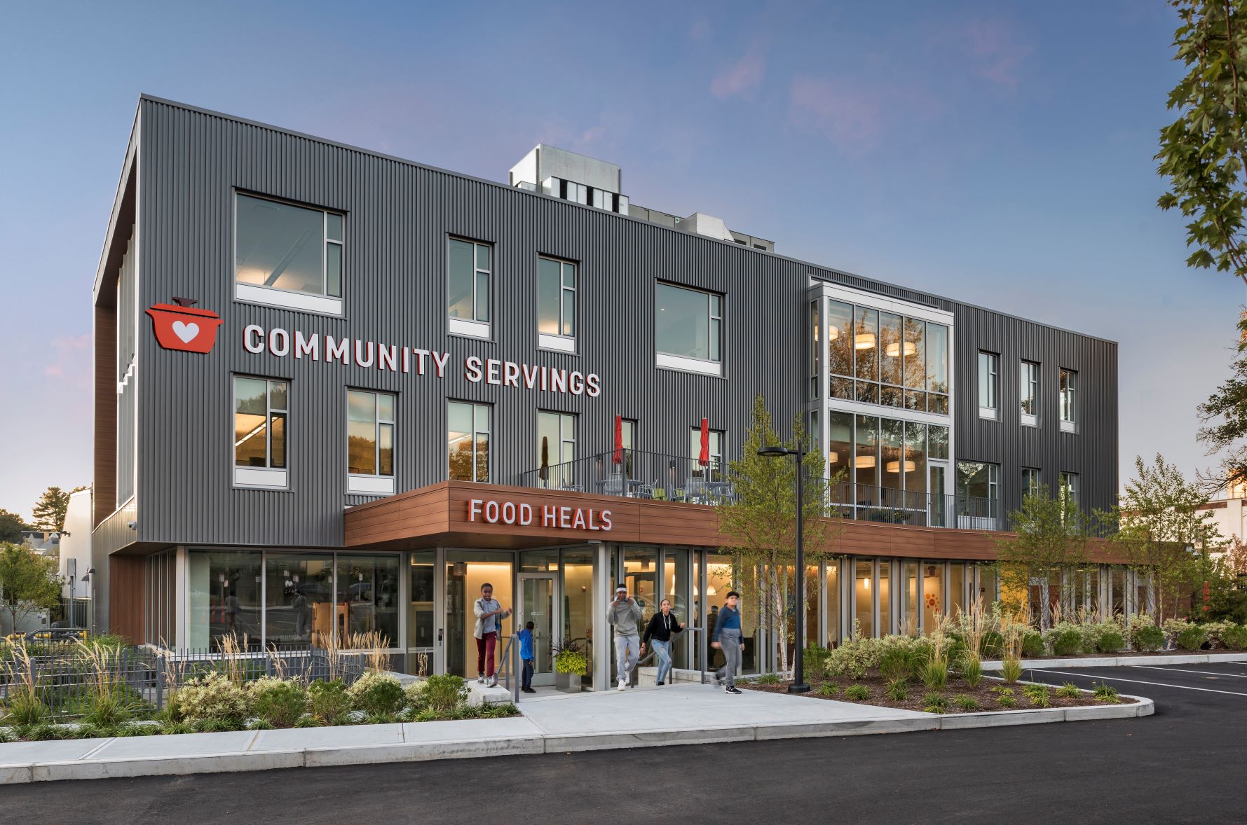 Rendering of the Community Servings building