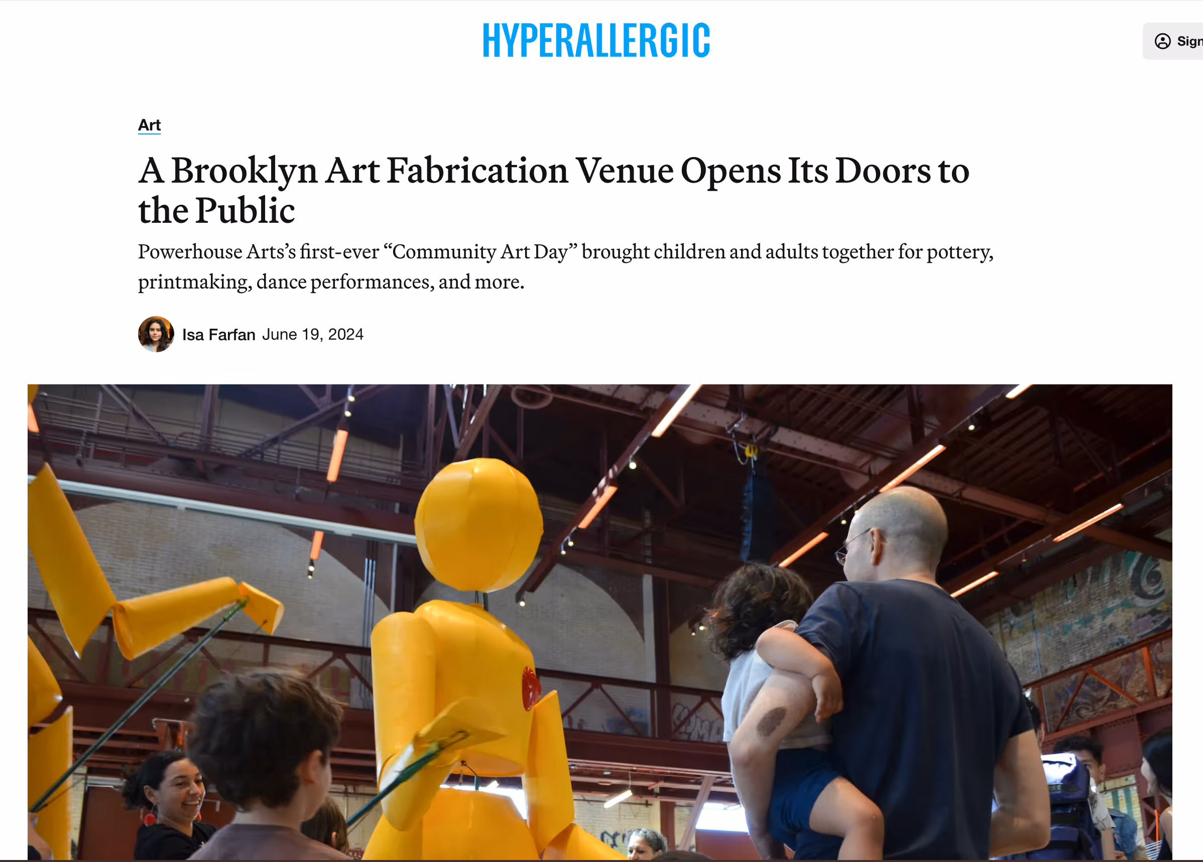 A Brooklyn Art Fabrication Venue Opens Its Doors to the Public